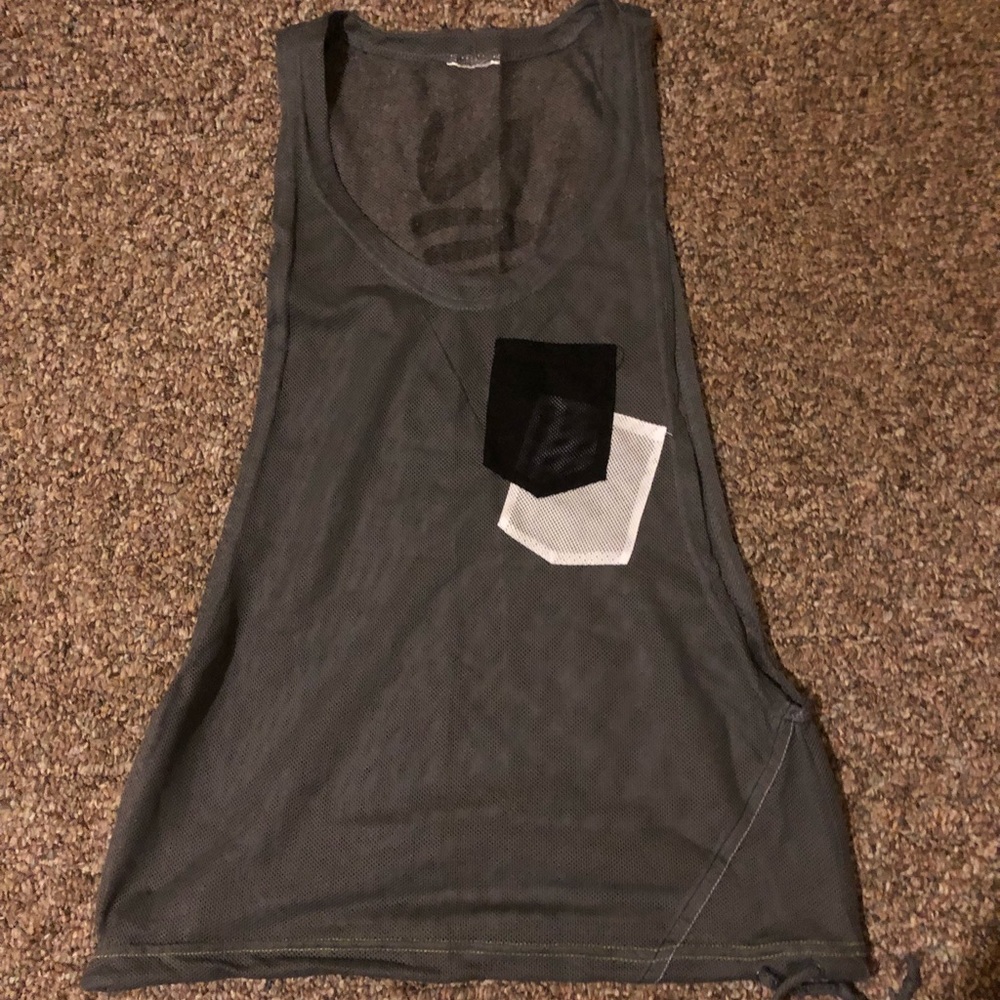 Grey Net Zumba Tank
